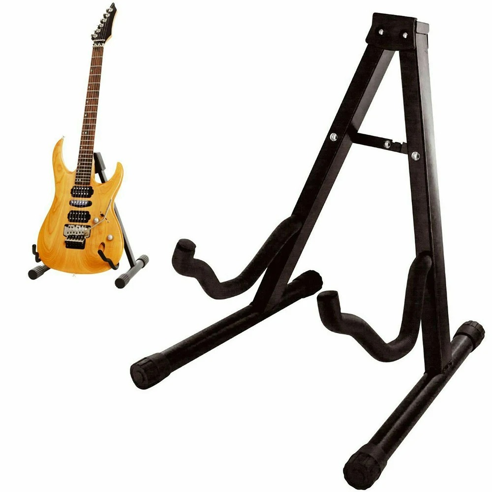 Dettagli utilizzo Supporto per chitarra a treppiede pieghevole per chitarra