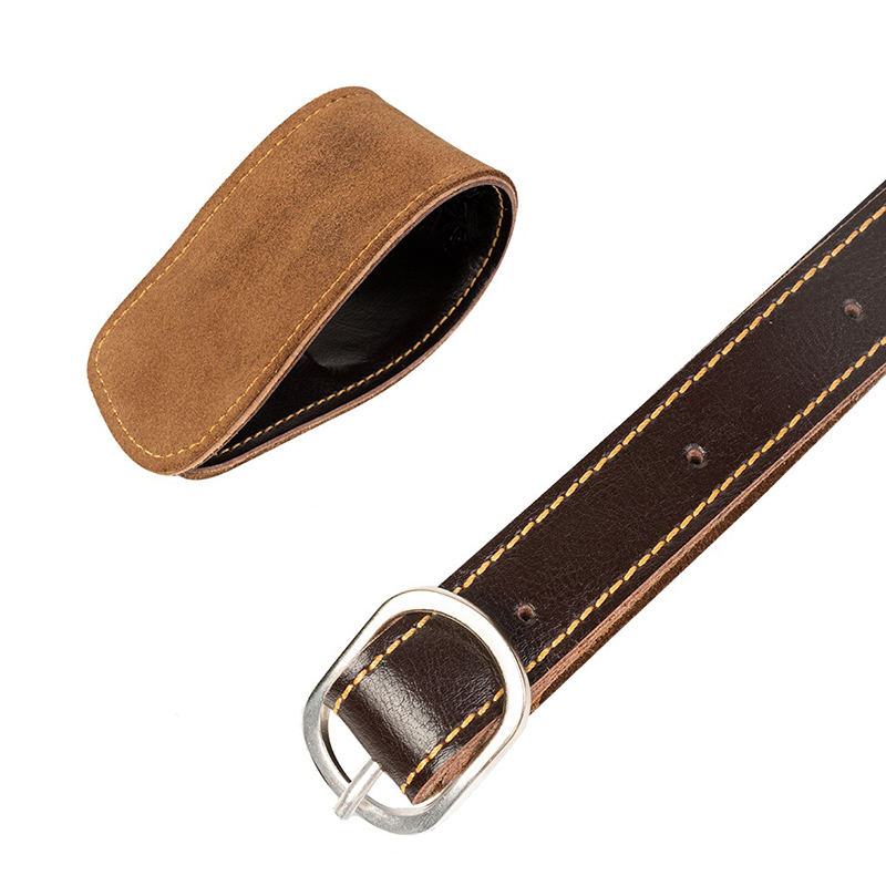 Sangle pour guitare acoustique classique en cuir de vache véritable, souple et Durable détails