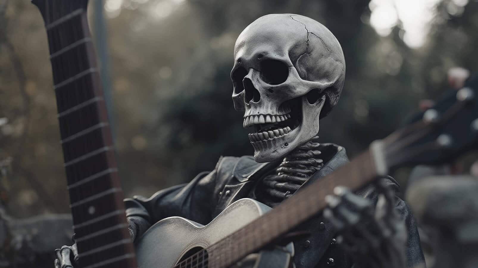 Manutenzione e Durabilità della Tua Cinghia per Chitarra con Teschio