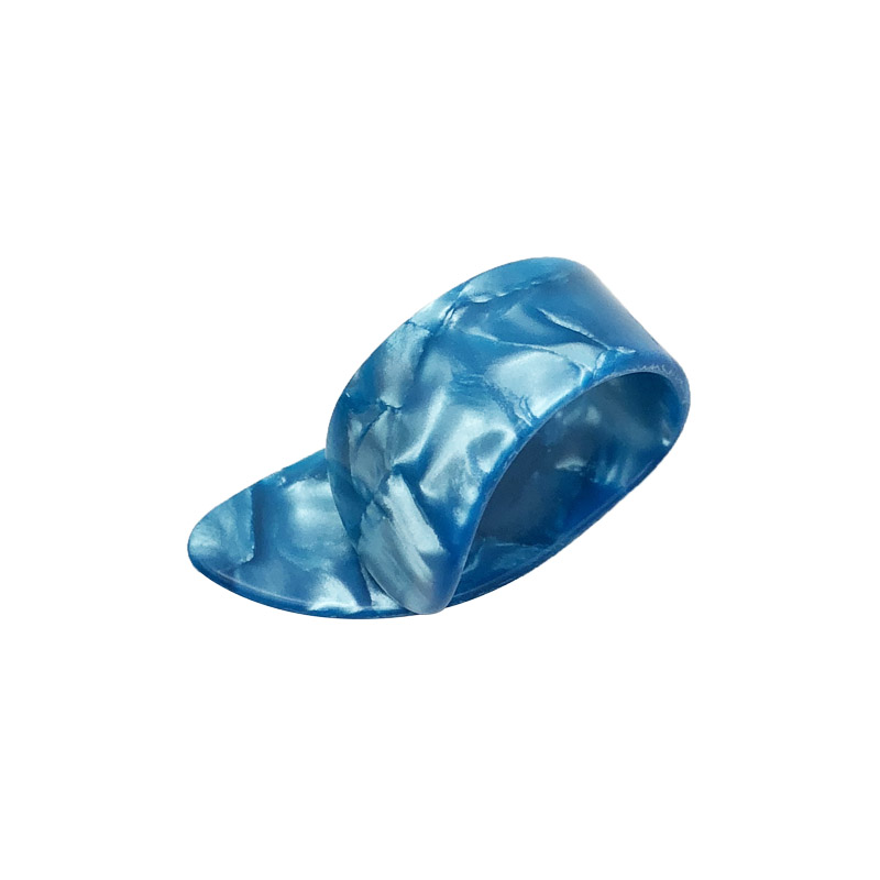 Médiator Pouce pour Guitares acoustique, électrique ou basses - épaisseur 1.2mm - bleu clair