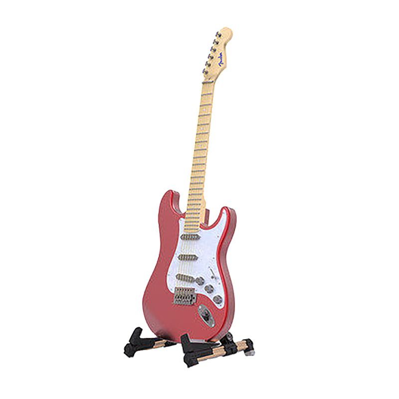 Supporto per chitarra a treppiede pieghevole in alluminio - colore oro