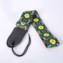 Sangle en tissu avec un motif fleurs d'été Flower Power