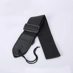 Sangle en tissu unie de couleur noir