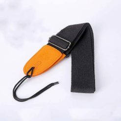 Sangle guitare en tissu de couleur noir
