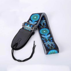 Sangles en tissu avec un motif Floral Bleu