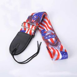 Sangle en tissu avec un motif Aigle et Drapeau Américan