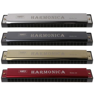 Harmonica 24 trous 4 couleurs