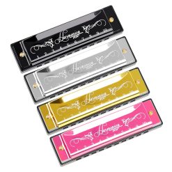 Harmonica diatonique en métal pour débutants 4 modèles disponible