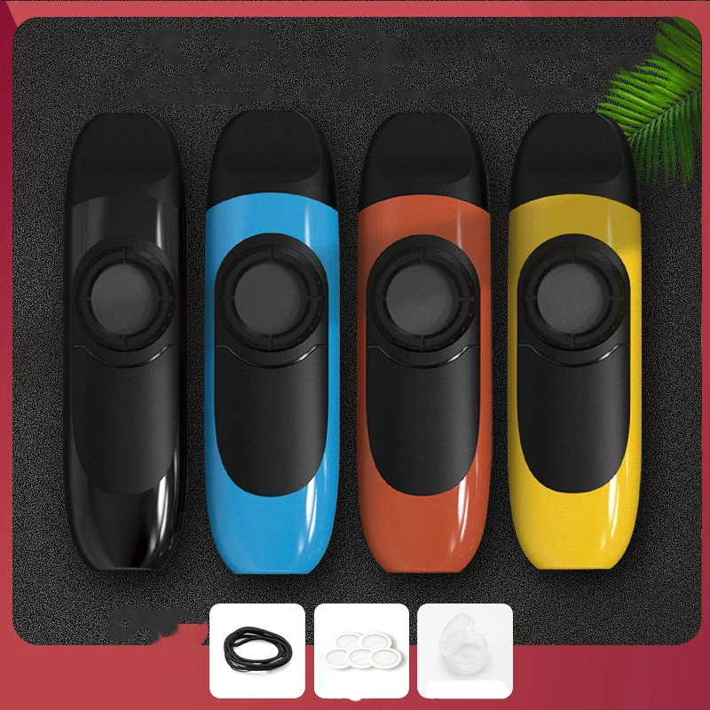 Kazoo en plastique dur 4 couleurs