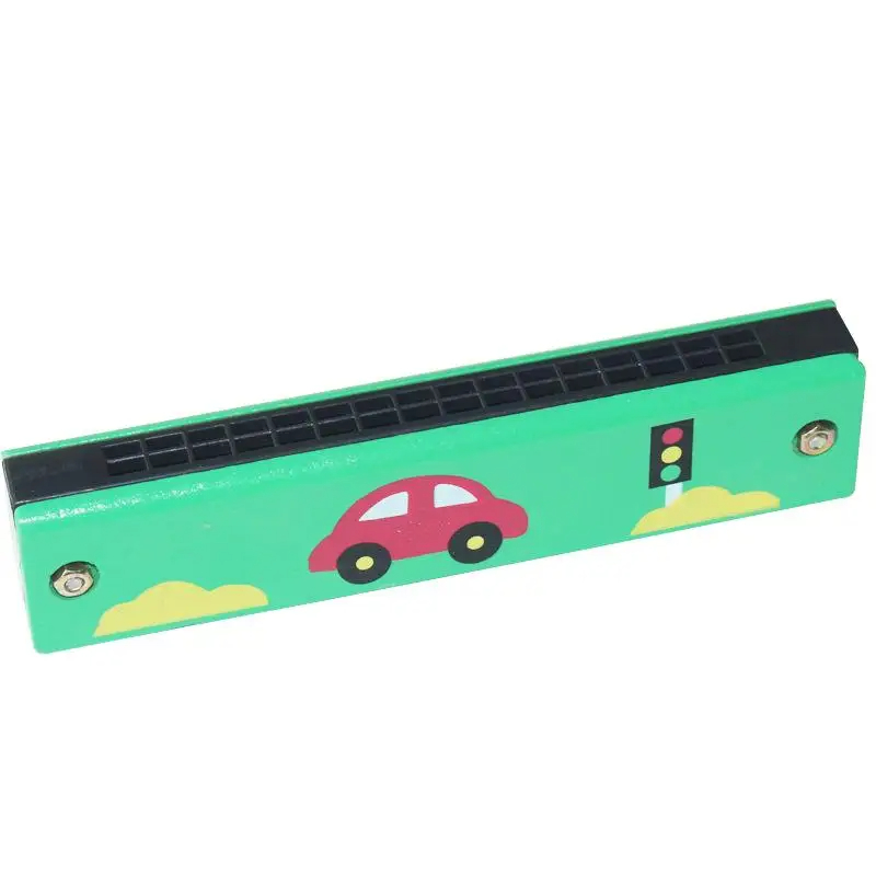 Lots de 10 harmonicas 16 trous pour enfants - modèle 5