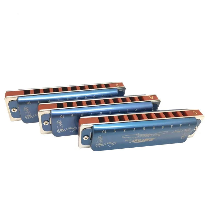 Pack 3 harmonicas diatoniques dans 3 accordages différents