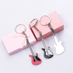 Porte-clé guitare électrique 5 couleurs