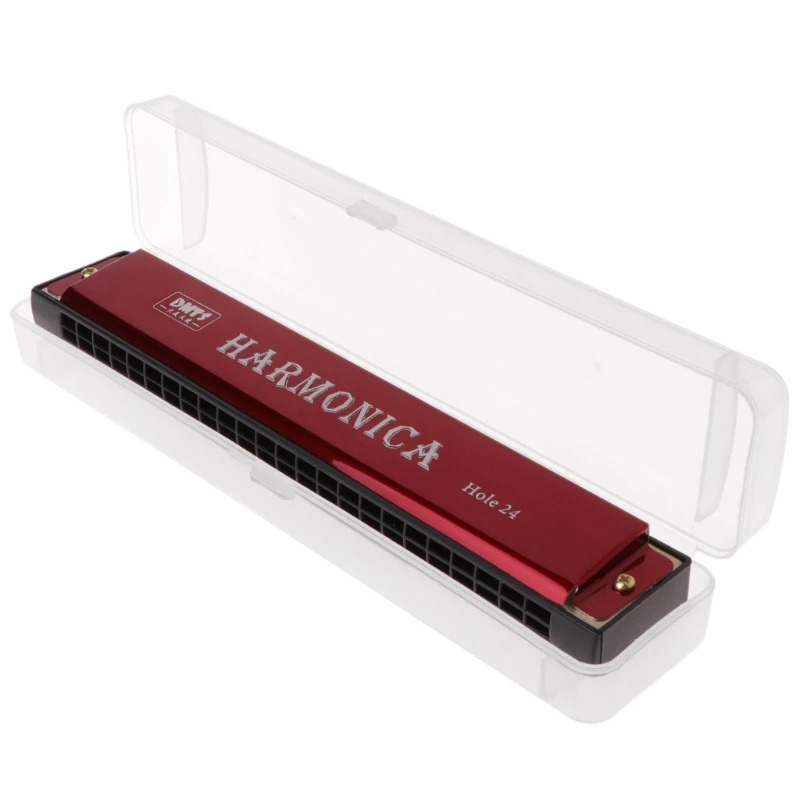 boîte Harmonica 24 trous 4 couleurs