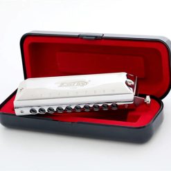 détails Harmonica chromatique en acier 10 trous