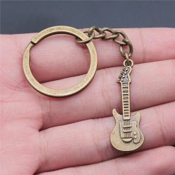 taille Porte-clé guitare pour gros trousseau