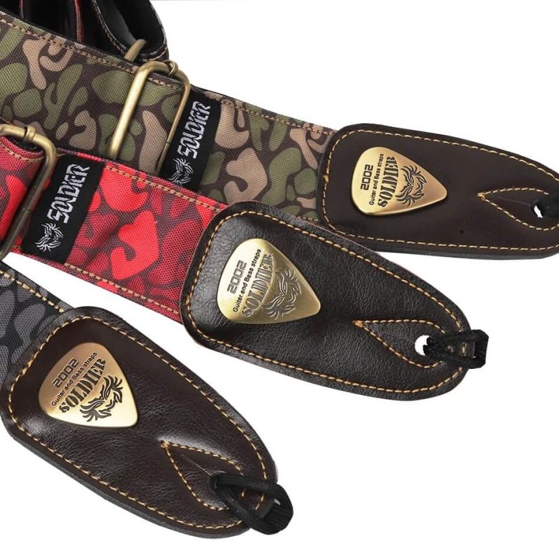 détails Sangle Guitare Camouflage Urbain