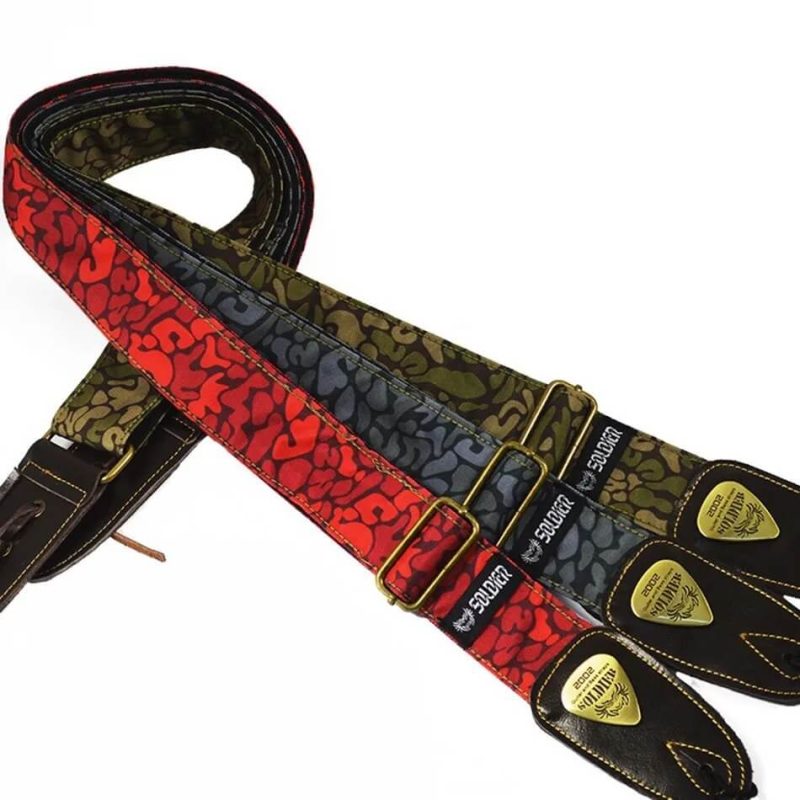 vue complète Sangle Guitare Camouflage Urbain