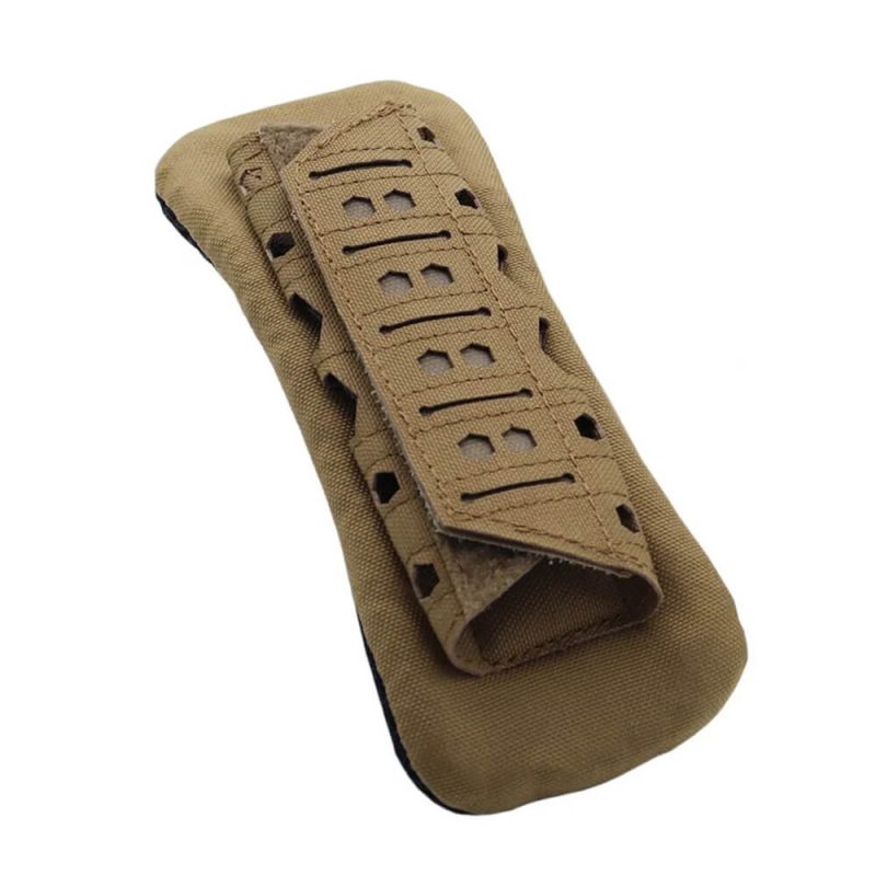 Coussin d'épaule amovible anti-dérapant super rembouré avec mesh respirant - couleur beige noir