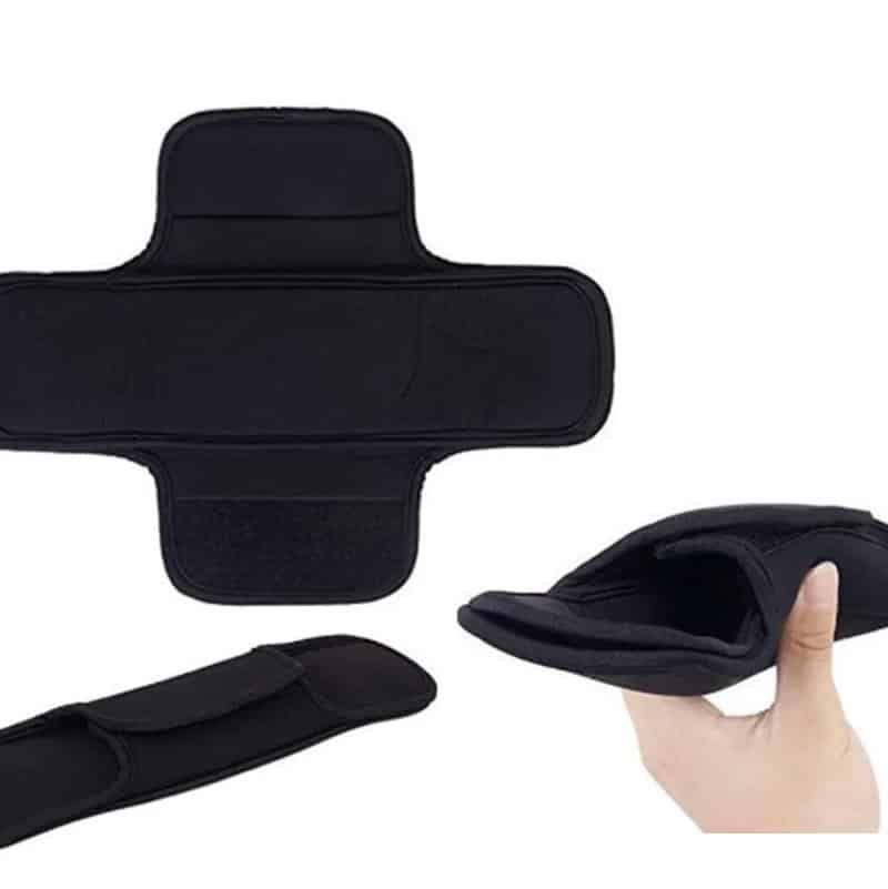 détails Coussins d’épaule pour sangle de guitare amovible anti-dérapant en mousse - Lot de 2 pièces