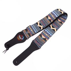 Sangle de guitare vintage à motifs éthniques incas