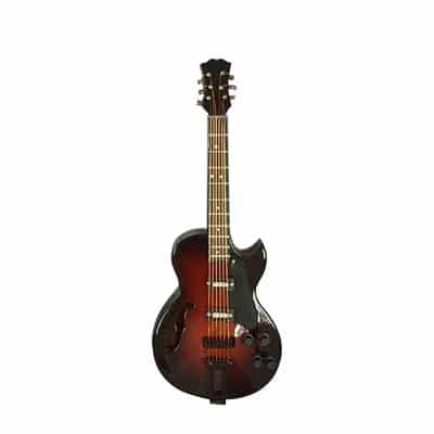 Guitare Miniature Folk - Avec étui et Porte guitare! - Taille 2