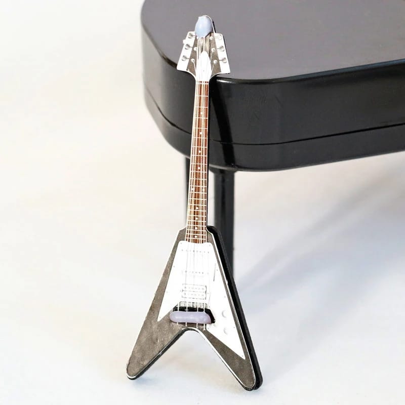 Chitarra Elettrica Miniatura di tipo Flying V - modello 2