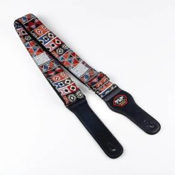Cinghia per Chitarra Vintage con Motivo Tribale Patchwork