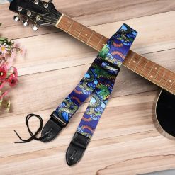 Cinghia per Chitarra con Drago Brillante del Giappone
