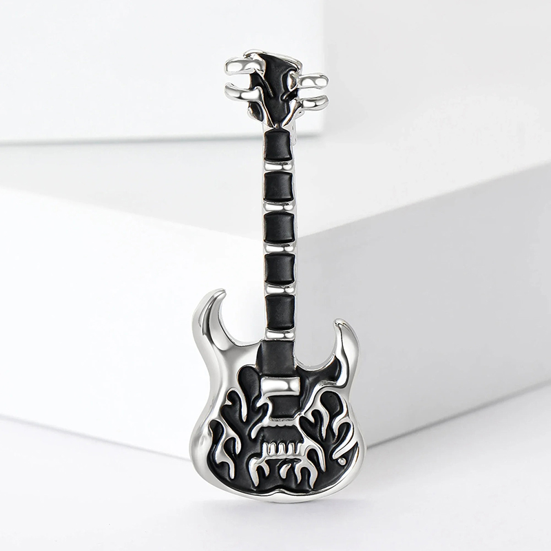 Spille da chitarra Heavy Metal di colore Argento