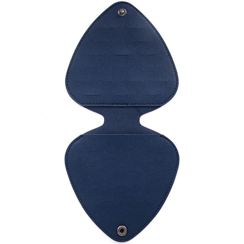 estuche de almacenamiento para púas - capacidad para 32 púas - color azul marino
