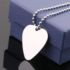 Collana Plettro Semplice con Catena a Palline - Collezione Minimalista