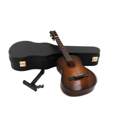 Dettagli della Chitarra Miniatura Chitarra classica - 6 dimensioni a scelta! colore marrone