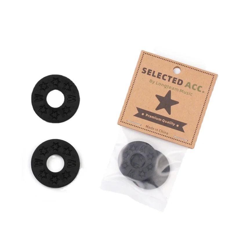 Dettagli Strap Blocks per Ukulele di colore nero
