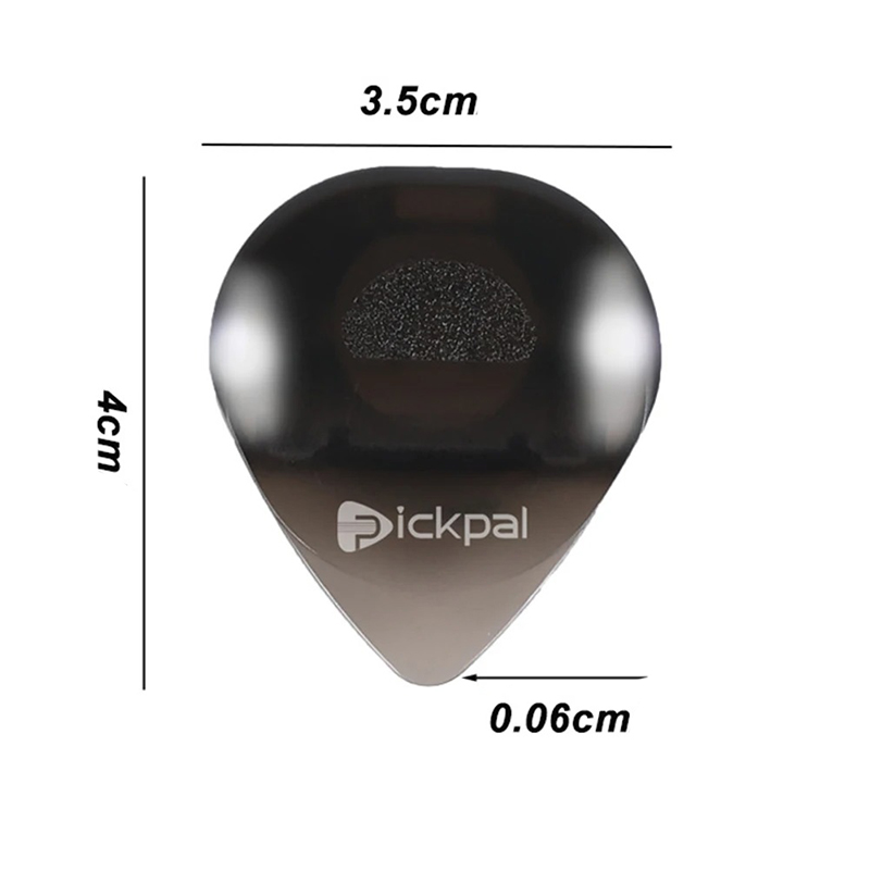 Dimensioni del plettro per chitarra con luce LED ad alta sensibilità - 3 colori a scelta