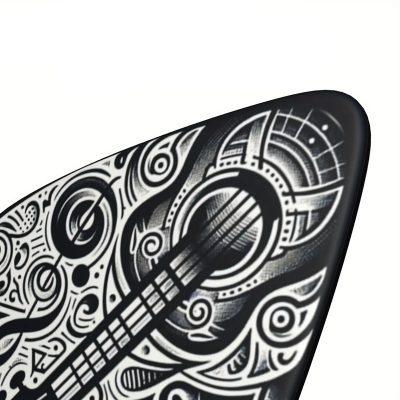 Fermer Set di 6 Plettri per Chitarra Nero e Black Psyché - 3 taglie a scelta -