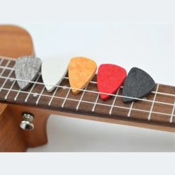 Set di 4 plettri colorati in feltro morbido per Ukulele