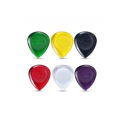 Lot de 6 Médiators Guitares électriques ou Accoustiques 3 tailles au choix