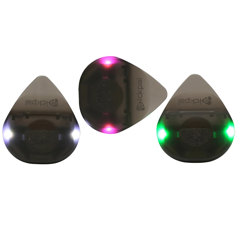 Plettro per chitarra con luce LED ad alta sensibilità, 3 colori a scelta