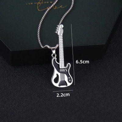 Colgante Negro de Guitarra Eléctrica Trío Colorido - ¡A elección!