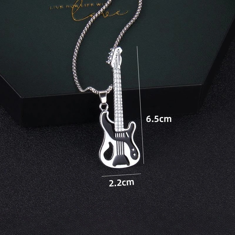 Colgante Negro de Guitarra Eléctrica Trío Colorido - ¡A elección!