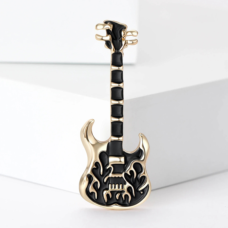 Spille per chitarra Heavy Metal di colore Oro