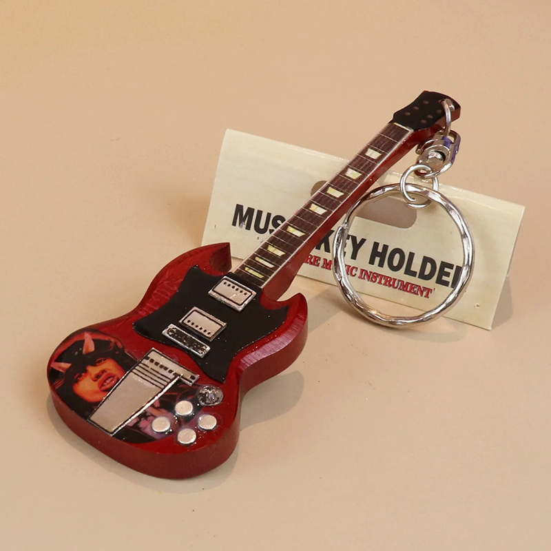 Portachiavi Chitarra Elettrica - Hard Rock