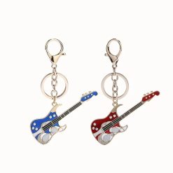 Portachiavi - Chitarra elettrica con strass - 2 colori a scelta!