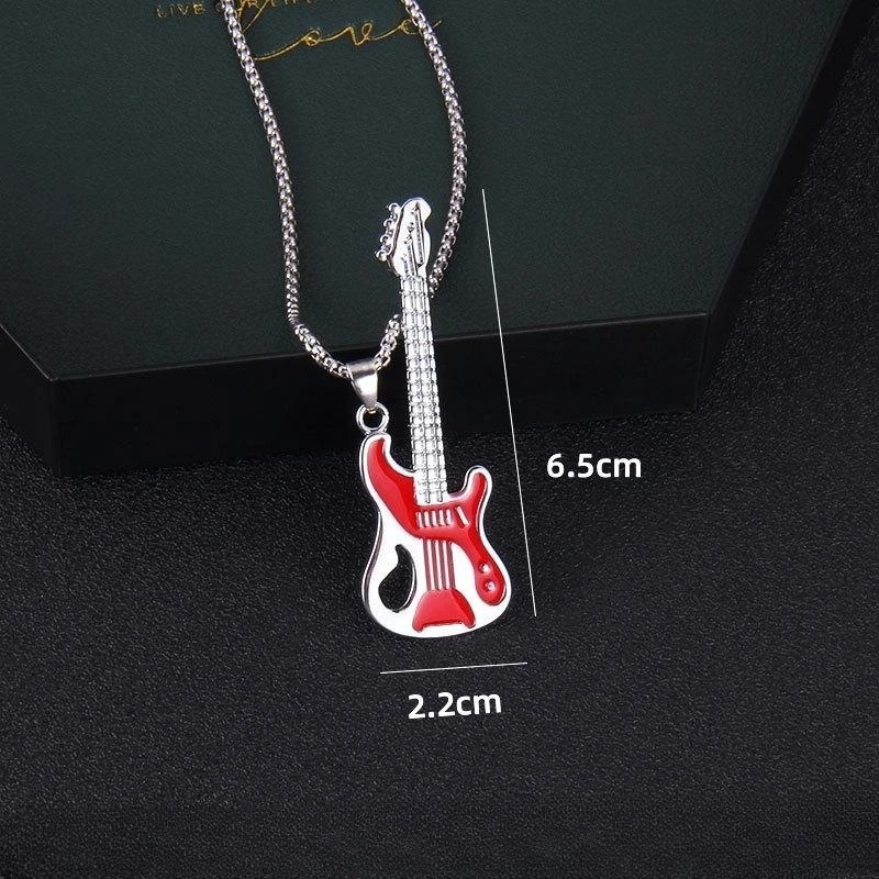 Trío Colorido de Colgantes de Guitarra Eléctrica Roja - ¡A elegir!