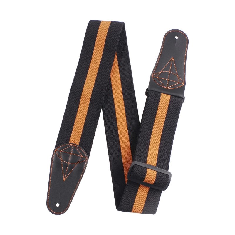 Cinghia per Basso 'Stripes Rock' - Classica ed Energica colore arancione