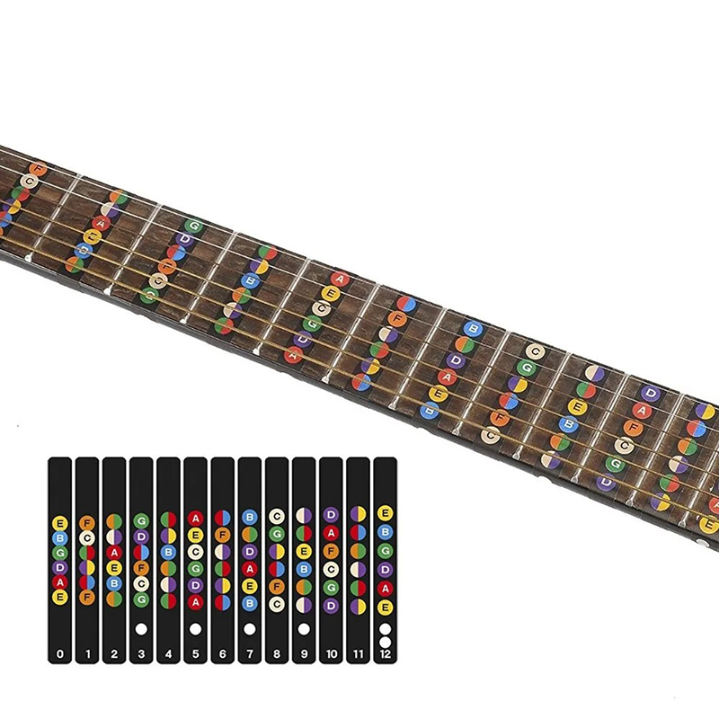 vista completa del esparadrapo para guitarra acústica y eléctrica