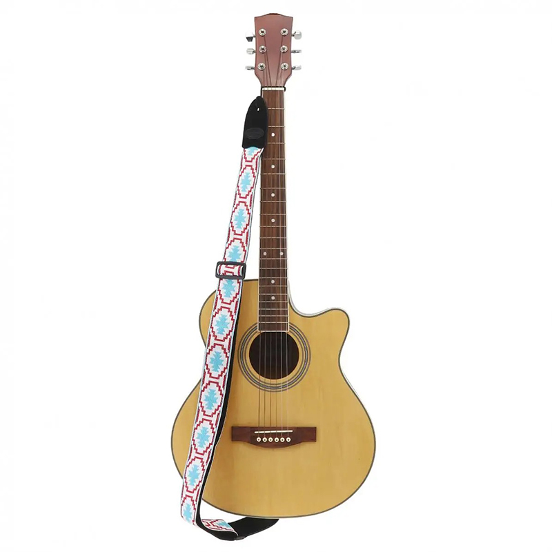 Prueba de Correa de Guitarra Bohemia Azul