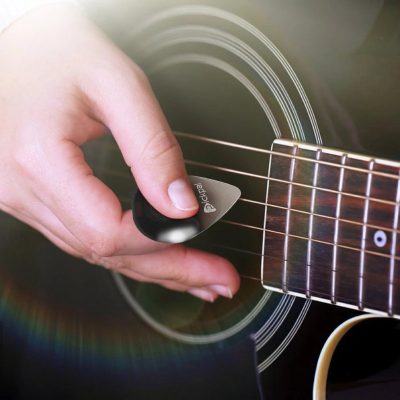 dettagli funzionamento Mediatore per chitarra con luce LED ad alta sensibilità