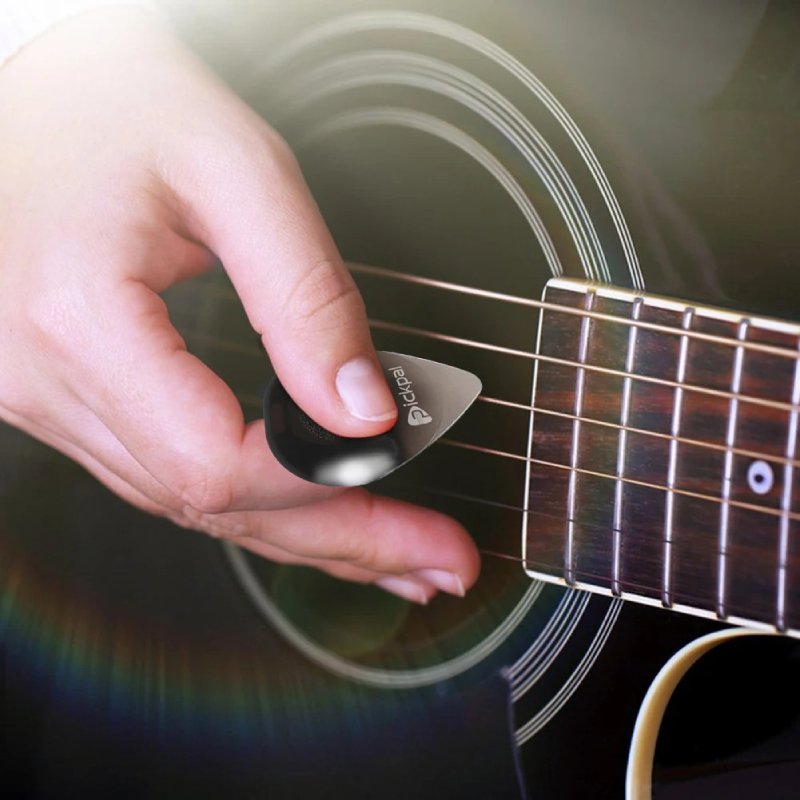 dettagli funzionamento Mediatore per chitarra con luce LED ad alta sensibilità