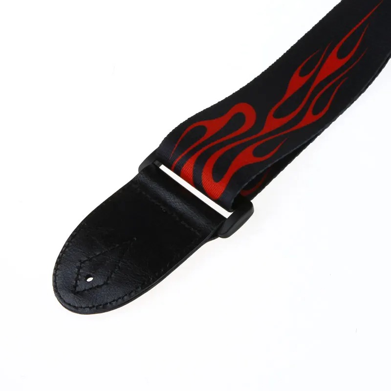 Dettagli Cinghia Chitarra Heavy Metal Fiamme dell'Inferno